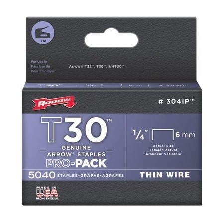 Arrow Fastener 5000PK 14 Wire Staple 304IP